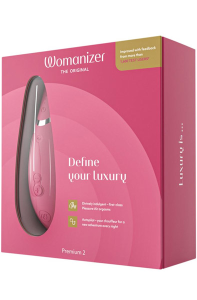 Womanizer Premium 2 Klitorisstimulator Himbeere - Luftdruck-Vibrator 6