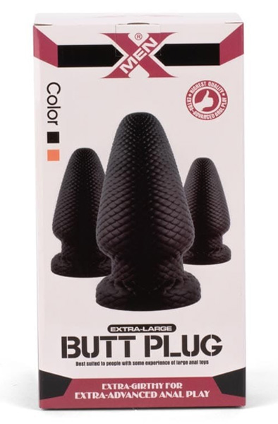 X-Men Analplug Schwarz 20,3 cm - XL Buttplug 4