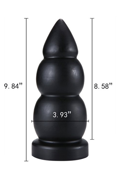 X-Men Analplug Schwarz 24 cm - XXL-Analplug 3