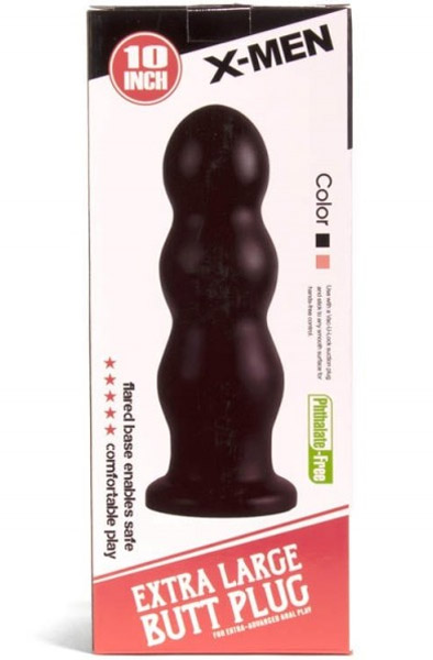 X-Men Analplug Schwarz 25 cm - XXL-Analplug 2
