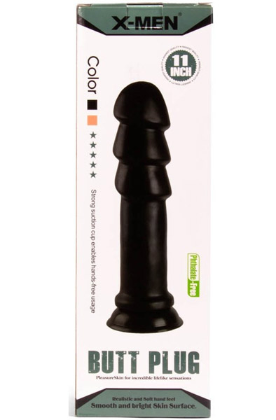 X-Men Analplug Schwarz 28 cm - XL Buttplug 2