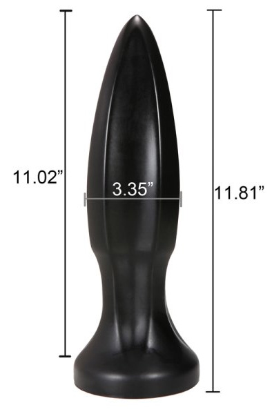 X-Men Analplug Schwarz 30 cm - XXL-Analplug 2