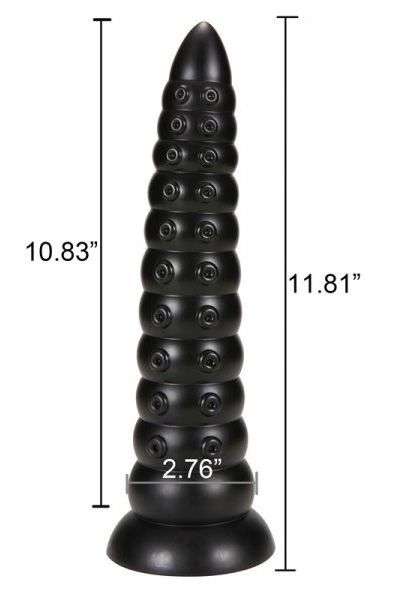 X-Men Butt Plug Schwarz 29,5 cm - XXL-Analplug 3