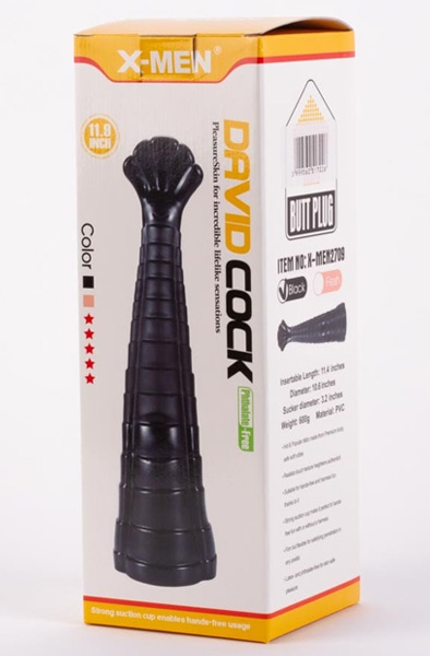 X-Men David's Cock Schwarz 30 cm - Drachen-Dildo 5