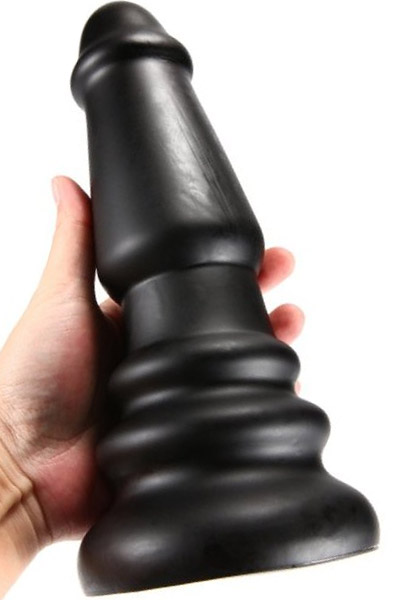 X-Men Extra Breiter Butt Plug Schwarz 25,5 cm - XXL-Analplug 2