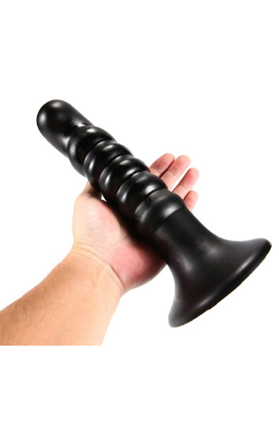 X-Men Extra Breiter Butt Plug Schwarz 25 cm - XL Buttplug 3