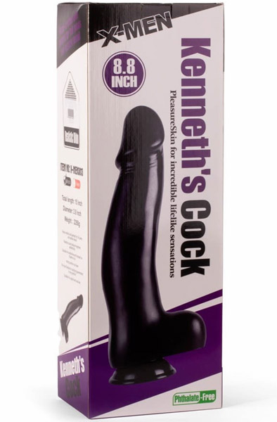 X-Men Kenneths Schwanz Schwarz 38 cm - XL Dildo 3