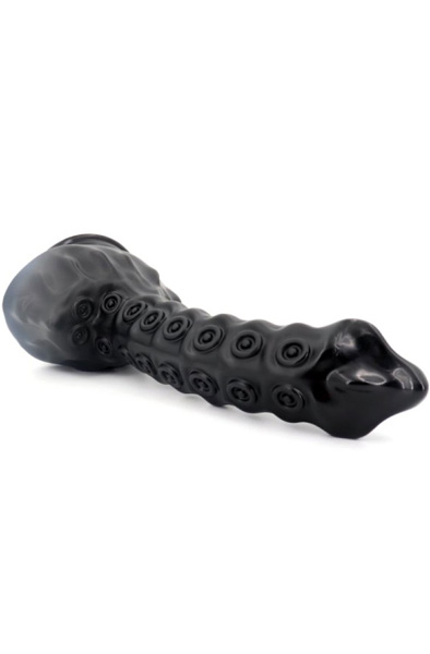 X-Men Oktopus Dildo Schwarz 28 cm - Drachen-Dildo 3