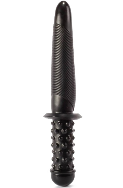 X-Men Schwert-Analplug Schwarz 35 cm - Dildo mit Griff 1