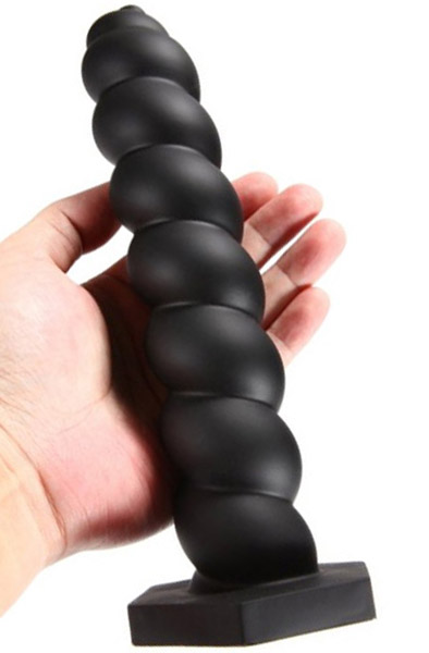 X-Men Silikon-Butt-Plug Schwarz Klein 20 cm - Analplug 2