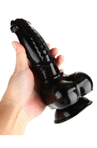 X-Men Super Großer Dildo Schwarz 22 cm - Monster-Dildo 3