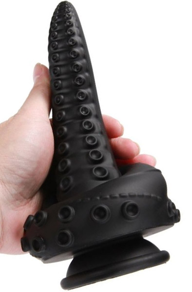 X-Men Tentakel Dildo Schwarz 21 cm - Drachen-Dildo 2