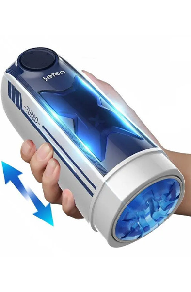 X-Speed Teleskopischer & Selbstheizender Masturbator - Automatischer Masturbator 2