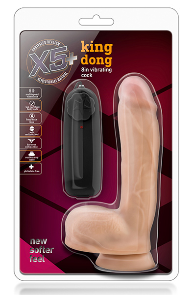 X5 Plus King Schwanz Vibrator mit 20cm Länge - Vibrierender Dildo 2
