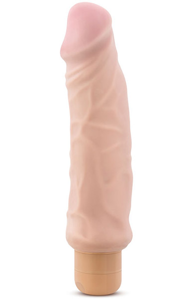 X5 Plus Vibrator Hard On Beige 22 cm - Vibrierender Dildo 1