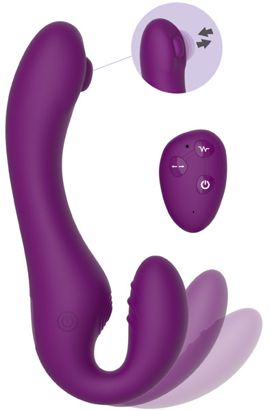 XOCOON Strapless Strap-On Pulse Vibe - Strap-on 1