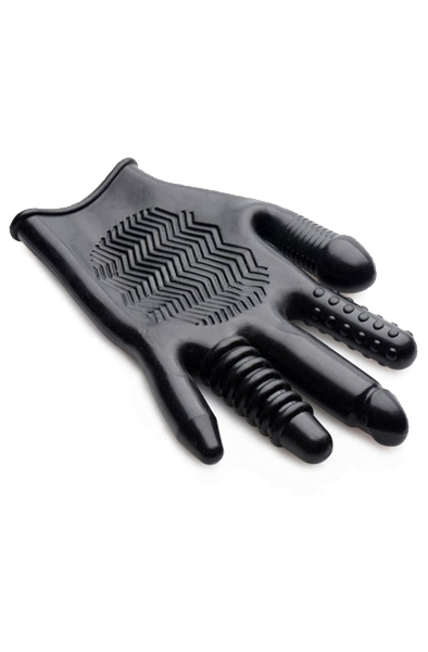 XR Play Hard Vergnügungspoker Analhandschuh - Strukturierte Handschuhe für Analspiele 2