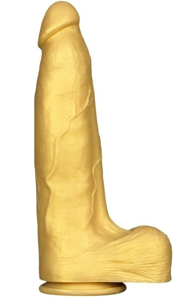 XXL Silikon Dildo Gold 33 cm - XXL-Dildo 1