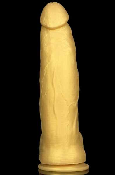 XXL Silikon Dildo Gold 33 cm - XXL-Dildo 4
