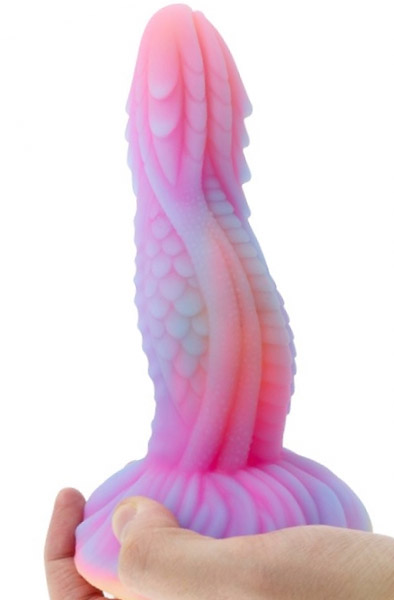 Ydrik Luminescent Dildo 19 cm - Drachen-Dildo 2