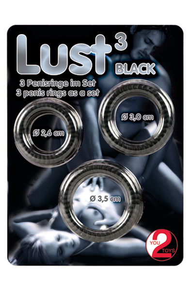 You2Toys Lust 3 Penisringe - Cockring-Set 3