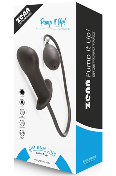 Zenn Pump It Up! 11,5 cm - Aufblasbarer Analplug 3