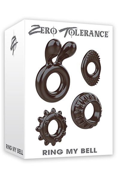 Zero Tolerance Ring My Bell Smoke - Cockring-Set 2