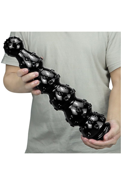 Zeus Dildo Schwarz 40 cm - Extra dicker Anal-Dildo 2