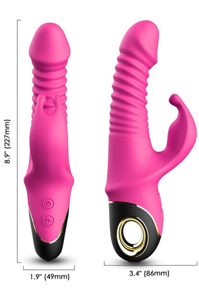 Zing Vibrations-Rabbit-Dildo 22,5 cm - Rabbit-Dildos 3