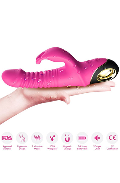 Zing Vibrations-Rabbit-Dildo 22,5 cm - Rabbit-Dildos 5