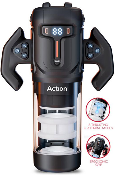 Zyon Stoß- und Rotationsmasturbator - Automatischer Masturbator 1