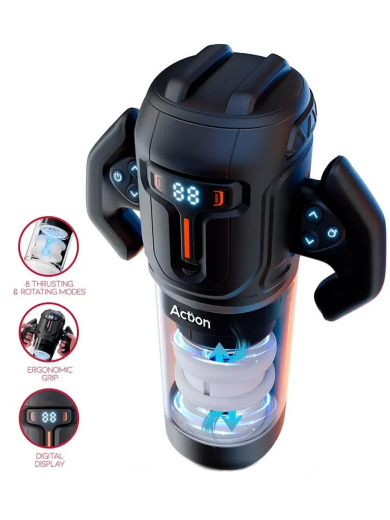 Zyon Stoß- und Rotationsmasturbator - Automatischer Masturbator 3