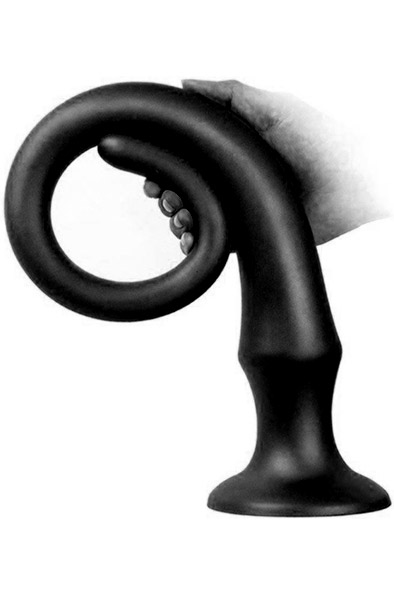 Wolf Katana Silicone Black M 43,5cm - Extra langer Anal-Dildo 2
