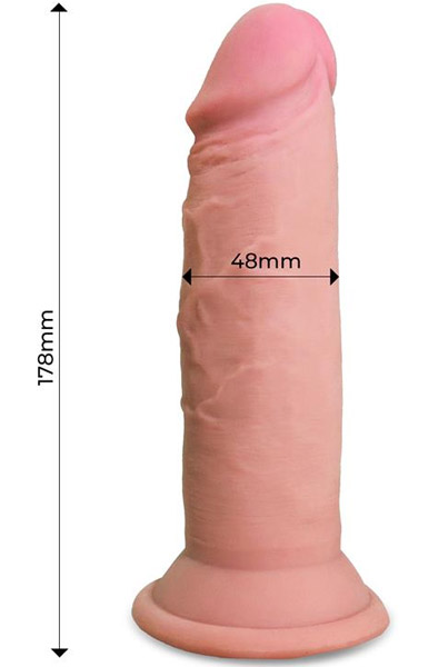Wolf Triple Density Dildo 17,8 cm - Realistischer Dildo 2