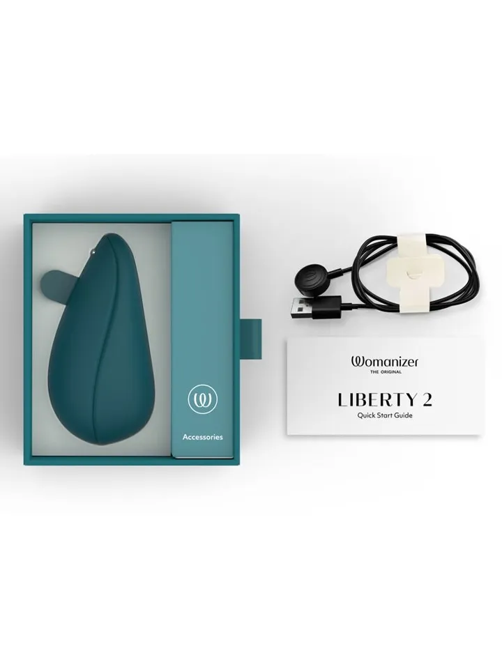 Womanizer Liberty 2 Dark Petrol - Luftdruck-Vibrator 4 [full]