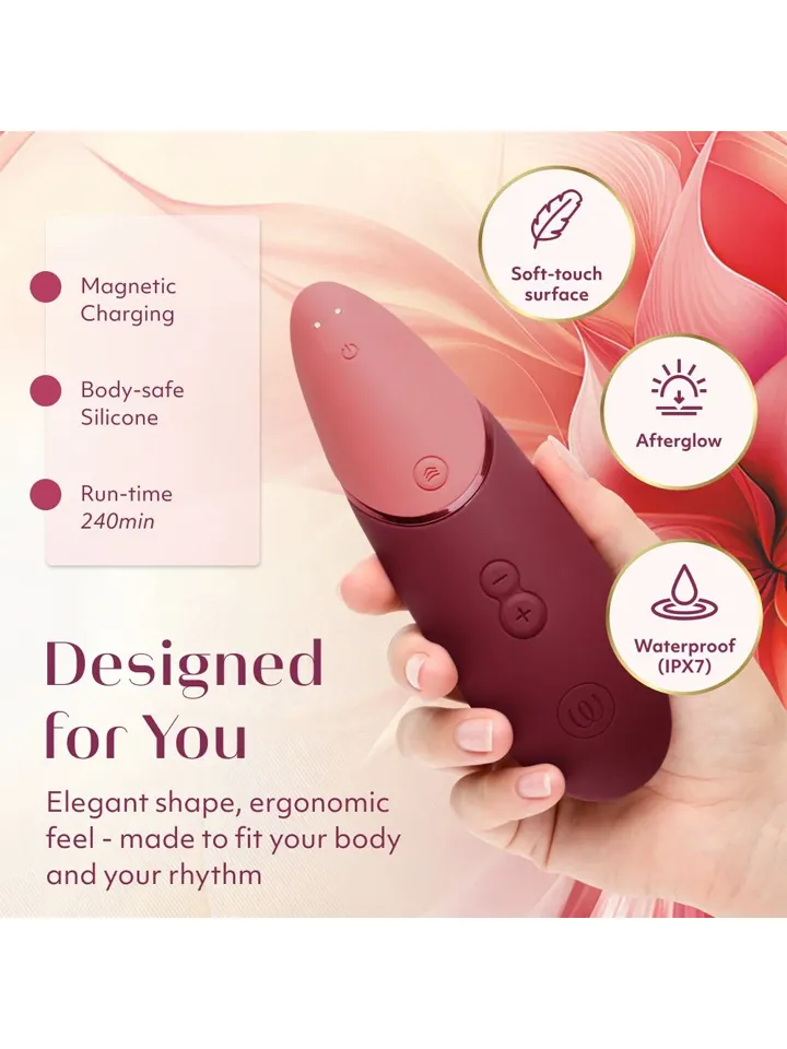 Womanizer Next 3D Pleasure Air Stimulator Bordeaux - Luftdruck-Vibrator 3 [full]