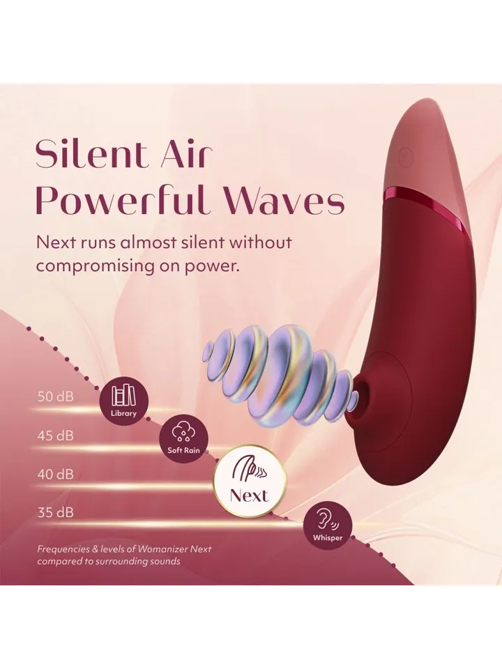 Womanizer Next 3D Pleasure Air Stimulator Bordeaux - Luftdruck-Vibrator 6 [full]