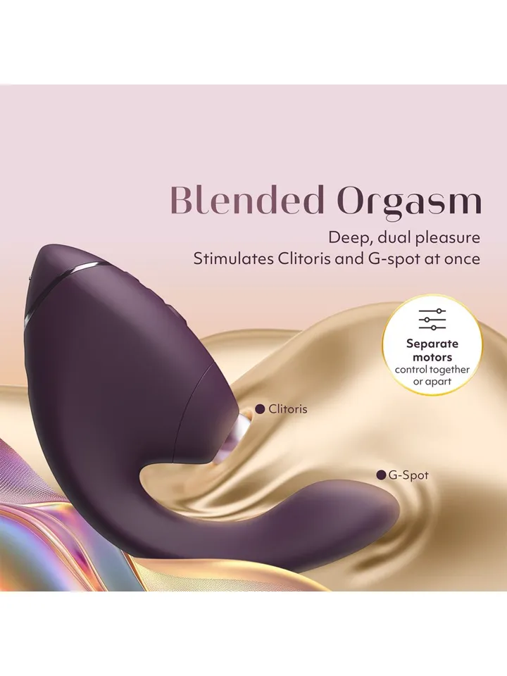 Womanizer Next Duo Dark Purple - Luftdruck-Vibrator 2 [full]