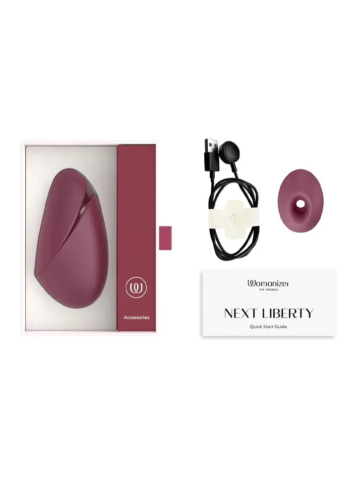 Womanizer Next Liberty Pleasure Air Stimulator Bordeaux - Luftdruck-Vibrator 5 [full]