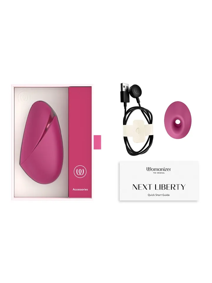 Womanizer Next Liberty Pleasure Air Stimulator Vibrant Pink - Luftdruck-Vibrator 5 [full]