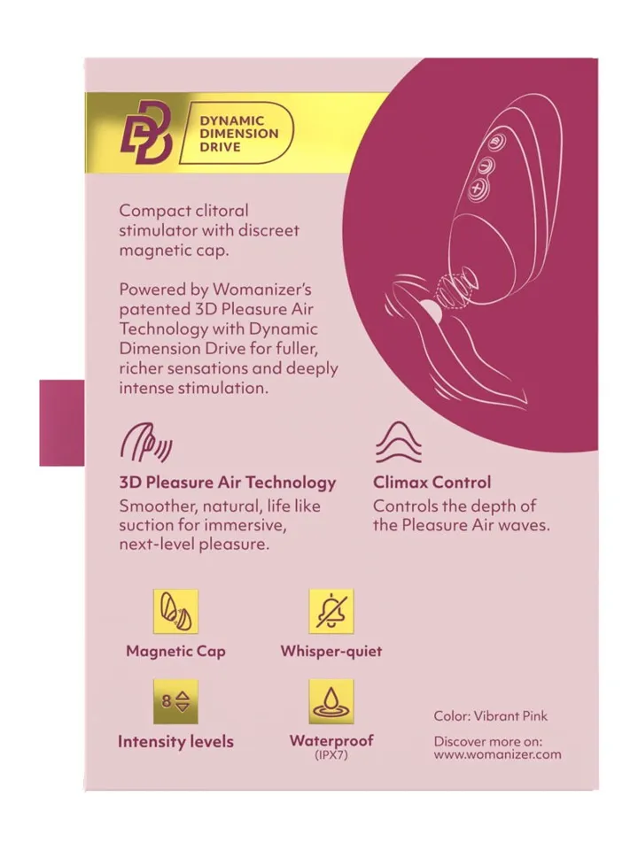Womanizer Next Liberty Pleasure Air Stimulator Vibrant Pink - Luftdruck-Vibrator 7 [full]