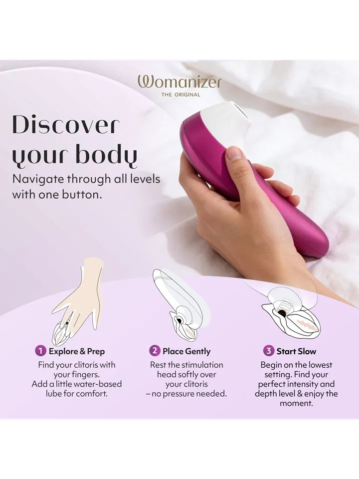 Womanizer Pro Pink - Luftdruck-Vibrator 2 [full]