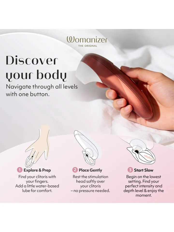 Womanizer Pro Red - Luftdruck-Vibrator 2 [full]