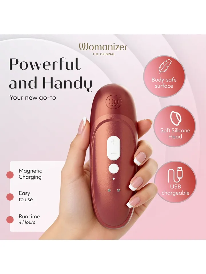 Womanizer Pro Red - Luftdruck-Vibrator 4 [full]