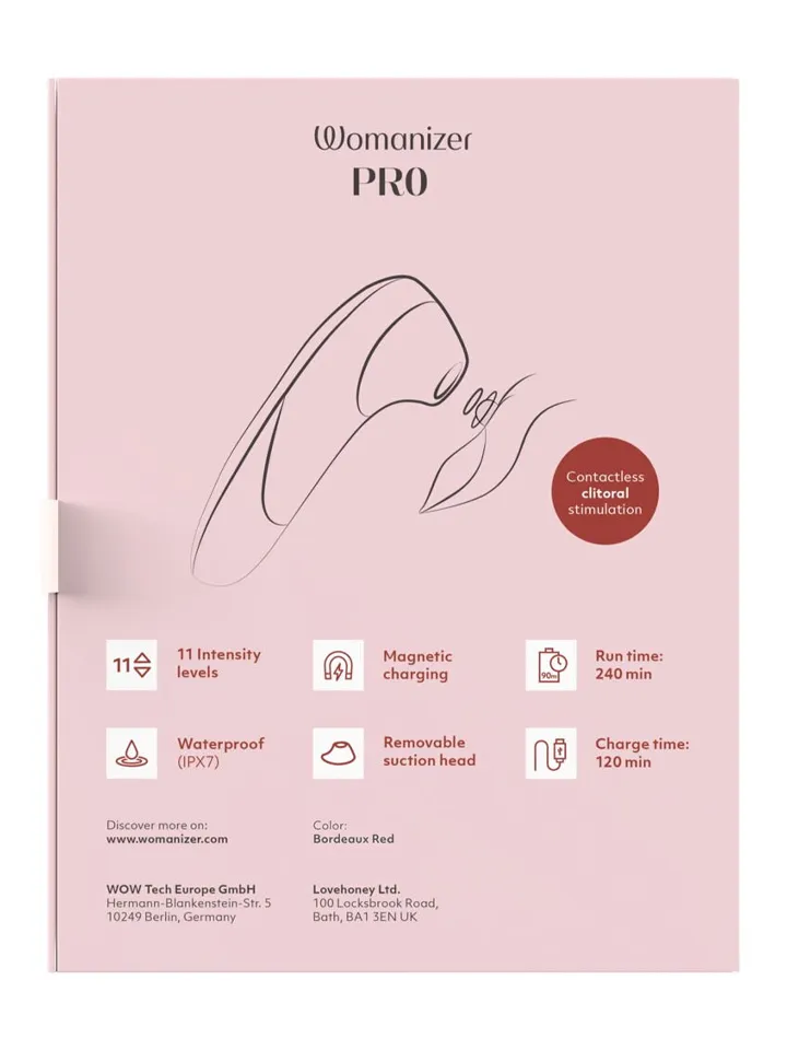 Womanizer Pro Red - Luftdruck-Vibrator 8 [full]