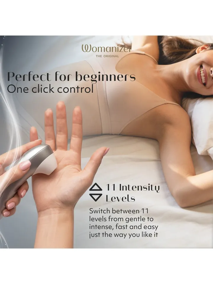 Womanizer Pro Silver - Luftdruck-Vibrator 3 [full]