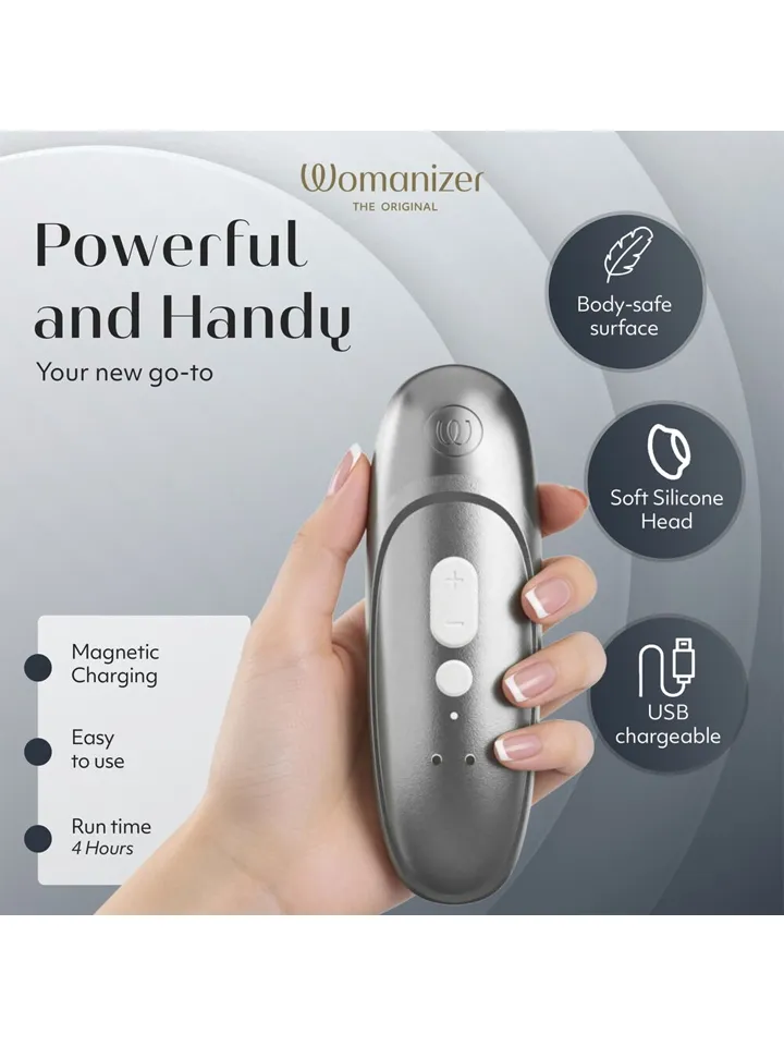 Womanizer Pro Silver - Luftdruck-Vibrator 4 [full]