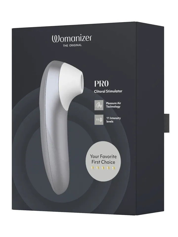 Womanizer Pro Silver - Luftdruck-Vibrator 7 [full]