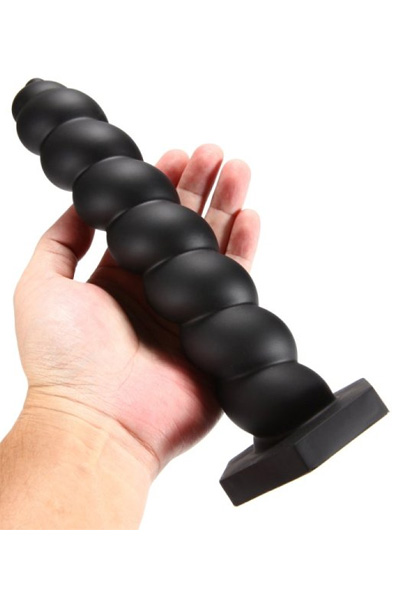 X-Men Butt Plug Silikon Schwarz Medium 24 cm - Analplug 2