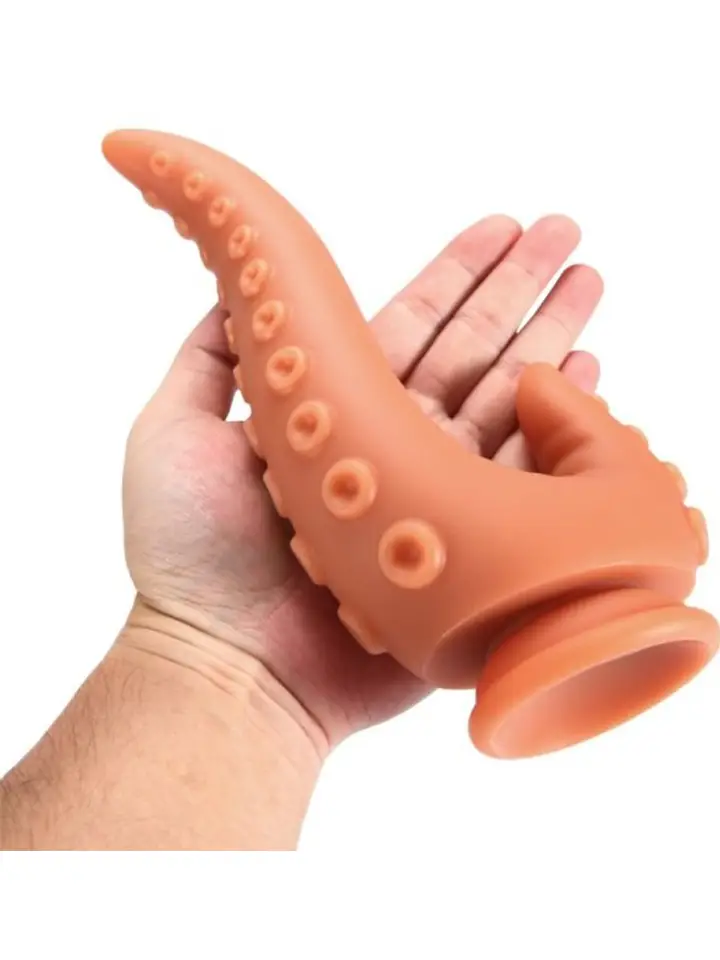 X-Men Oktopus Sauger Butt Plug Golden - Monster-Dildo 3